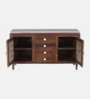 Ashbury Premium Sheesham Wood Cabinet with Spacious Interior Storage - Image 10