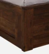 Ashvira Classic Sheesham Wood Single Bed with Elegant Headboard in Natural Finish - Image 2