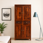Avelton Classic Sheesham Wood 2 Door Wardrobe with Timeless Design