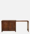 Avenza Modern Sheesham Wood Cabinet with Functional Storage Solution - Image 2