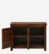 Avenza Modern Sheesham Wood Cabinet with Functional Storage Solution - Image 7