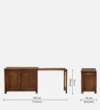 Avenza Modern Sheesham Wood Cabinet with Functional Storage Solution - Image 8