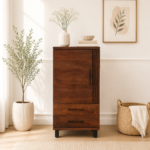 Belmont Premium Wooden Cabinet with Spacious Shelves and Drawers