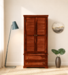 Brimford Premium Wooden 2 Door Wardrobe with Smooth Finish