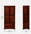 Brimford Premium Wooden 2 Door Wardrobe with Smooth Finish - Image 7