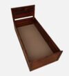 Brivora Solid Wood Single Bed with Contemporary Frame in Natural Wood Shade - Image 3
