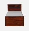 Brivora Solid Wood Single Bed with Contemporary Frame in Natural Wood Shade - Image 6