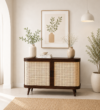 Brookfield Elegant Wooden Display Cabinet with Functional Storage