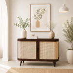 Brookfield Elegant Wooden Display Cabinet with Functional Storage