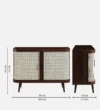 Brookfield Elegant Wooden Display Cabinet with Functional Storage - Image 7