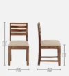 Calista Handcrafted Sheesham Wood 8 Seater Dining Table Set - Image 11