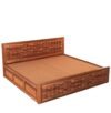 Calvero Designer Sheesham Wood Platform Bed for Contemporary Bedrooms - Image 3