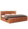 Calvero Designer Sheesham Wood Platform Bed for Contemporary Bedrooms - Image 6
