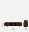 Calvique Solid Wood Entertainment Console with Elegant Storage - Image 7