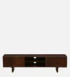 Calvique Solid Wood Entertainment Console with Elegant Storage - Image 3