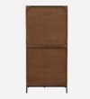 Carisbrooke Solid Sheesham Wood 2 Door Wardrobe with Functional Storage - Image 2