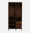 Carisbrooke Solid Sheesham Wood 2 Door Wardrobe with Functional Storage - Image 3