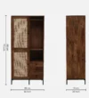 Carisbrooke Solid Sheesham Wood 2 Door Wardrobe with Functional Storage - Image 5
