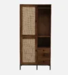 Carisbrooke Solid Sheesham Wood 2 Door Wardrobe with Functional Storage - Image 6