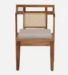 Cedarcrest Solid Sheesham Wood Elegant Dining Chair with Natural Wood Grain Finish - Image 5