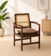 Cedarhaven Premium Solid Sheesham Wood Dining Chair with Rich Teak Finish