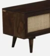 Cervona Wooden TV Unit with Elegant Storage and Display Shelves - Image 7