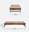 Corvexa Solid Wood Single Bed with Rustic Charm in Natural Grain Finish - Image 9
