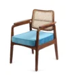 Crestvale Premium Sheesham Wood Dining Chair with Comfortable Cushioned Seat - Image 4
