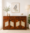 Crestwood Handcrafted Sheesham Wood Cabinet for Stylish Interiors