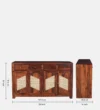 Crestwood Handcrafted Sheesham Wood Cabinet for Stylish Interiors - Image 6