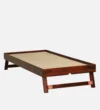 Denvira Solid Wood Single Bed with Modern Design and Smooth Natural Grain Finish - Image 2