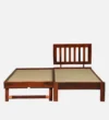 Denvira Solid Wood Single Bed with Modern Design and Smooth Natural Grain Finish - Image 5
