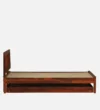Denvira Solid Wood Single Bed with Modern Design and Smooth Natural Grain Finish - Image 6