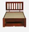 Denvira Solid Wood Single Bed with Modern Design and Smooth Natural Grain Finish - Image 8