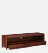 Elarion Solid Sheesham Wood Media Console with Spacious Compartments - Image 7