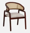 Elmhurst Solid Sheesham Wood Classic High Back Dining Chair for Everyday Comfort - Image 2