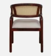 Elmhurst Solid Sheesham Wood Classic High Back Dining Chair for Everyday Comfort - Image 4