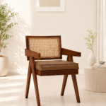 Elmshire Solid Sheesham Wood Dining Chair with Premium Natural Texture