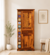 Elora Heritage Wooden Wardrobe with Spacious Interior Layout