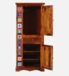 Elora Heritage Wooden Wardrobe with Spacious Interior Layout - Image 2