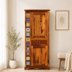 Elora Heritage Wooden Wardrobe with Spacious Interior Layout