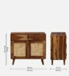 Eloria Premium Wooden Sideboard Cabinet for Living Room - Image 3