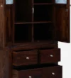 Elowen Solid Sheesham Wood 2 Door Wardrobe with Spacious Hanging Storage - Image 4