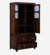 Elowen Solid Sheesham Wood 2 Door Wardrobe with Spacious Hanging Storage - Image 5