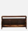 Elviora Premium Solid Wood Entertainment TV Console with Open Display Shelves - Image 3