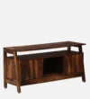 Elviora Premium Solid Wood Entertainment TV Console with Open Display Shelves - Image 5