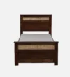 Elvondra Sheesham Wood Single Bed with Sturdy Legs in Warm Natural Finish - Image 6