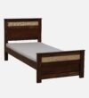 Elvondra Sheesham Wood Single Bed with Sturdy Legs in Warm Natural Finish - Image 7