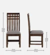 Elvora Premium Sheesham Wood 8 Seater Family Dining Table Set - Image 3