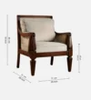 Evermont Solid Sheesham Wood Chair with Handcrafted Wooden Perfection - Image 3